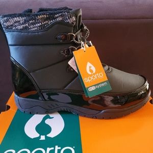 SPORTO Ellie WaterProof Bungee Lace Boot with Thermolite